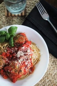 Healthier Oatmeal Meatballs with Spinach
