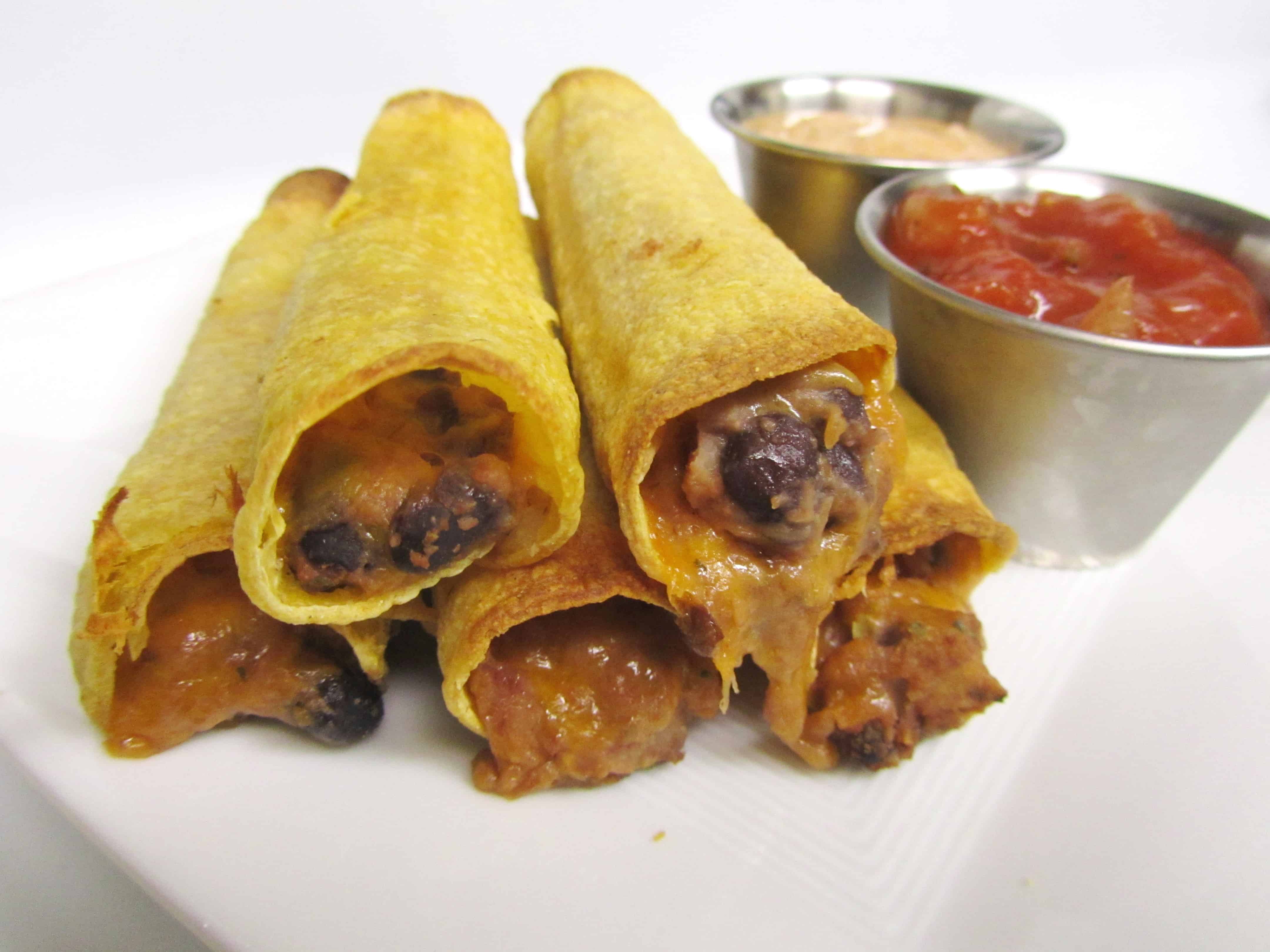 Bean and Cheese Taquitos