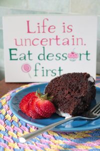 Chocolate Root Beer Bundt Cake Dessert.