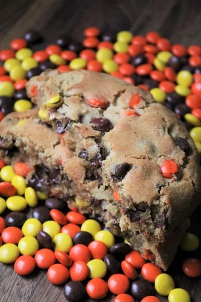 Single Serving Reese's Pieces Peanut Butter Cookie