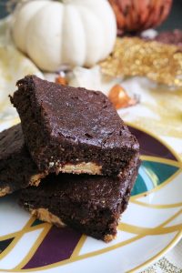 Pumpkin Gingerbread Brownies