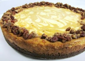 Pumpkin Swirl Cheesecake