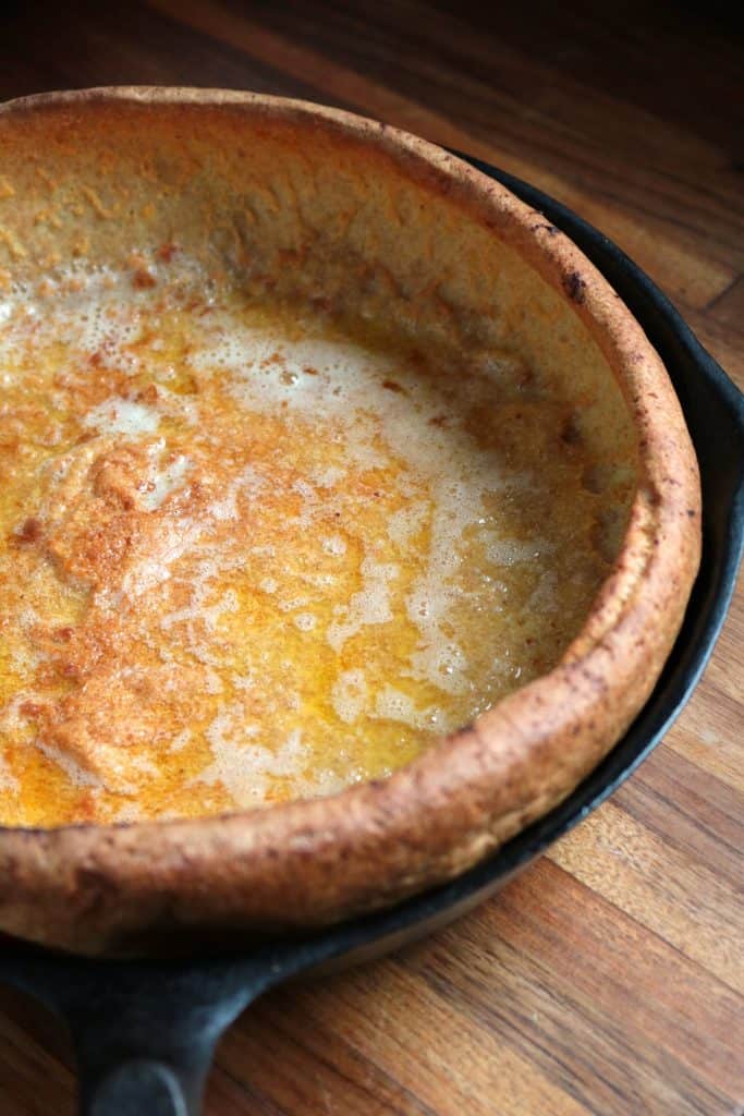 Cast Iron Dutch Baby German Pancakes.