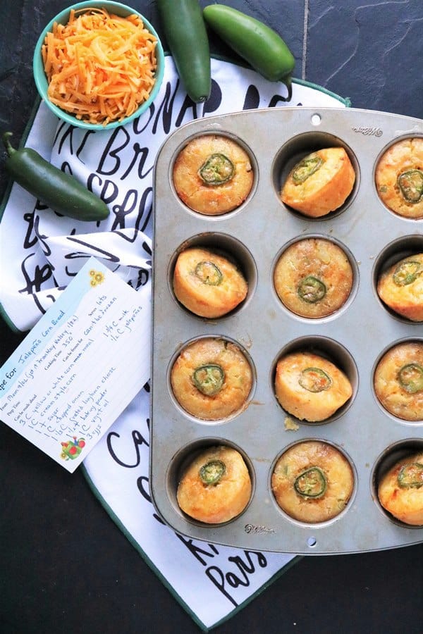 Jalapeno Cornbread Muffins