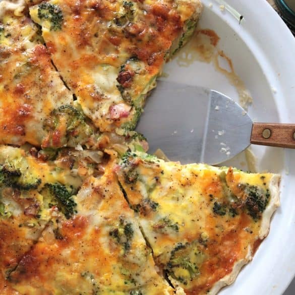 Broccoli Quiche.