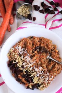 Easy Carrot Cake Oatmeal