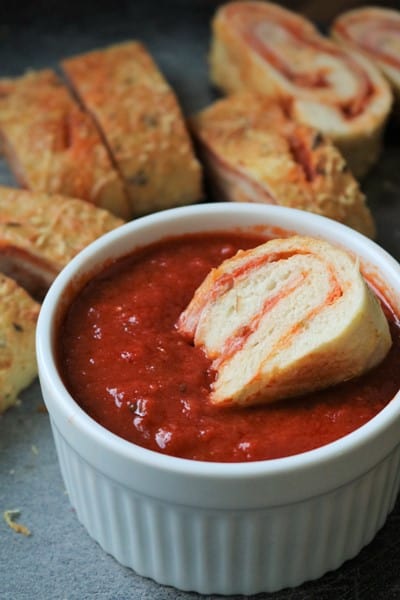 Homemade Stromboli #thespiffycookie #appetizer