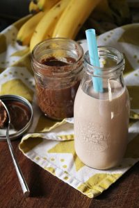 Nutella Chocolate Hazelnut Smoothie.
