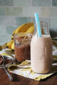 Banana Nutella Smoothie.