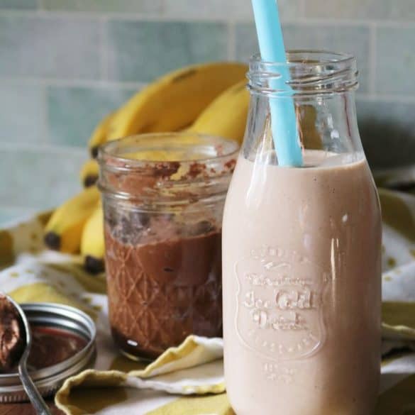 Banana Nutella Smoothie.