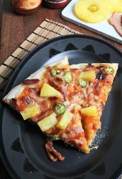 Sweet and Spicy Hawaiian PIzza