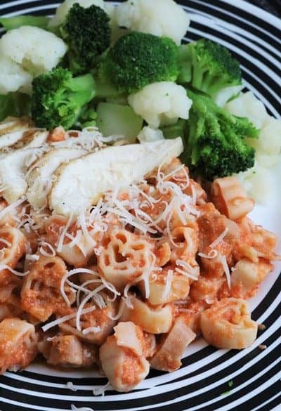 Pasta with Lighter Vodka Sauce #lighter #thespiffycookie