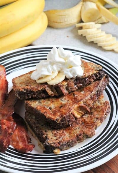 Banana Bread French Toast #leftovers