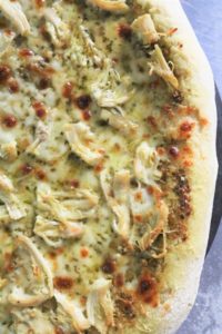 Chicken Caesar Salad Pizza #pizza #salad