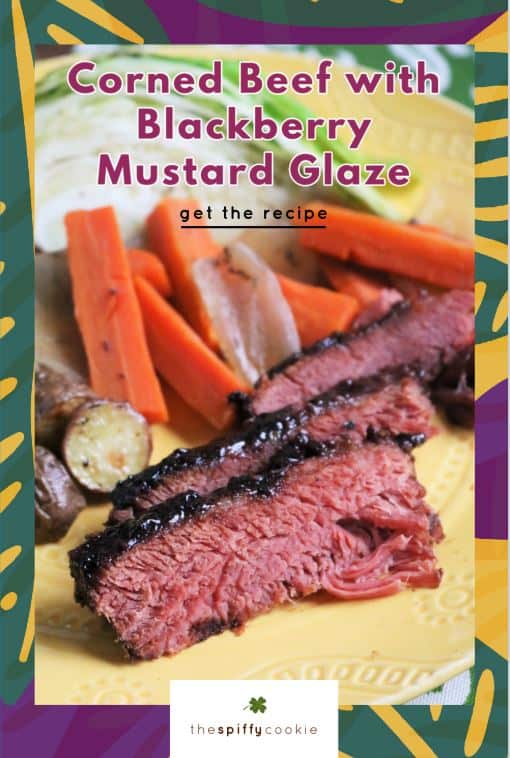 Corned Beef Blackberry Mustard Glaze PIN