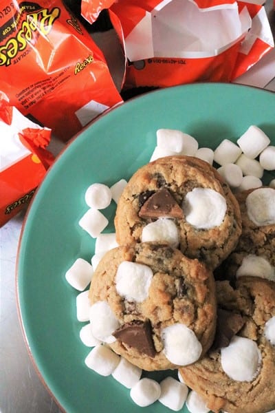 Peanut Butter S'mores Cookies