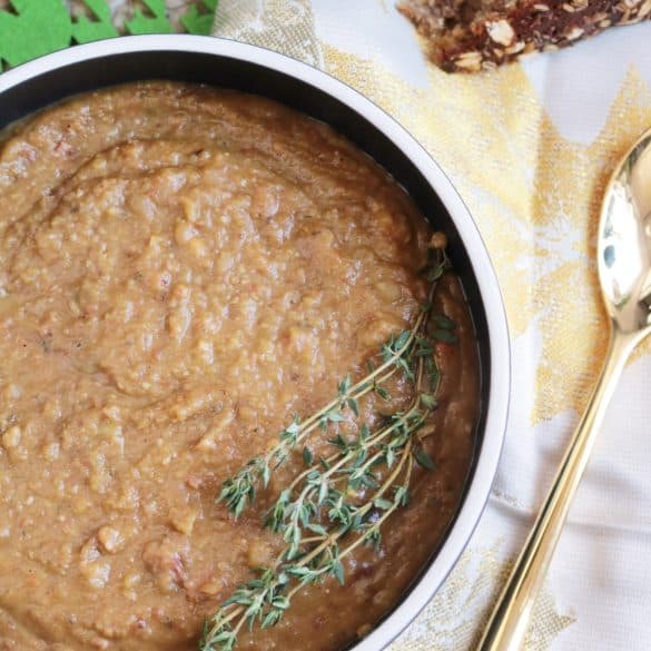 Split Pea Soup with Bacon.