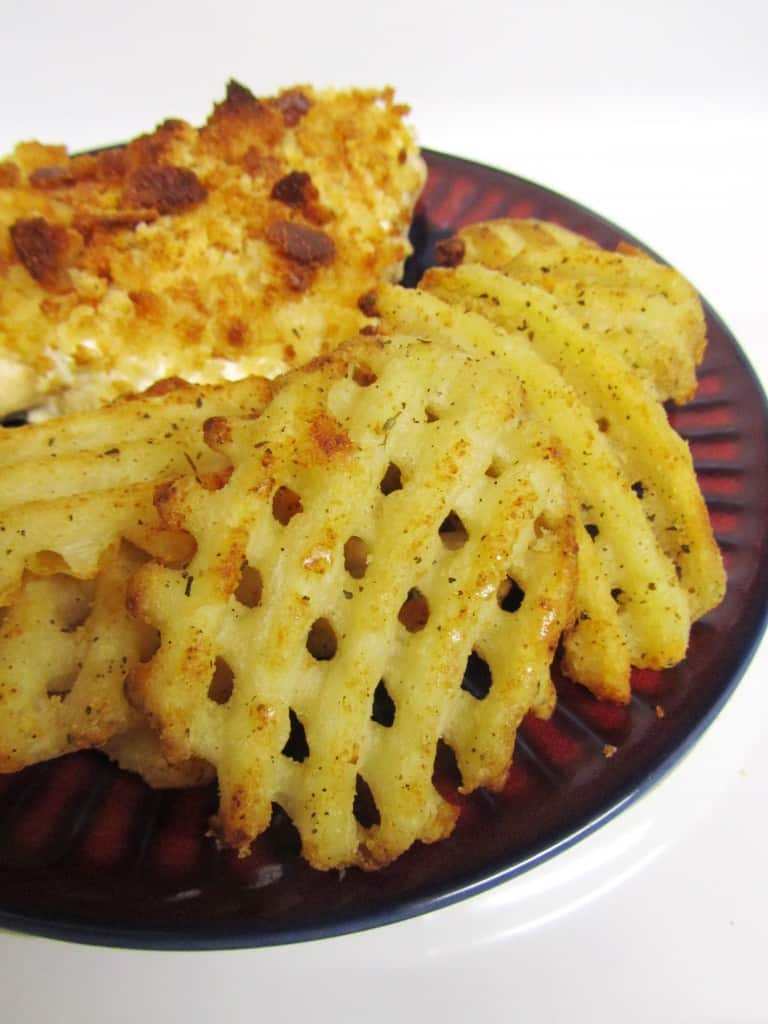 Lemon Parmesan Waffle Cut Fries
