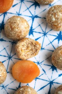 Apricot White Chocolate Granola Bites