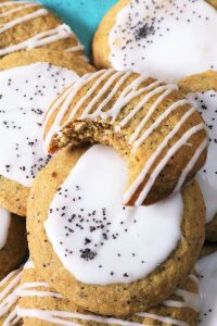 Chewy Lemon Poppy Seed Pudding Cookies