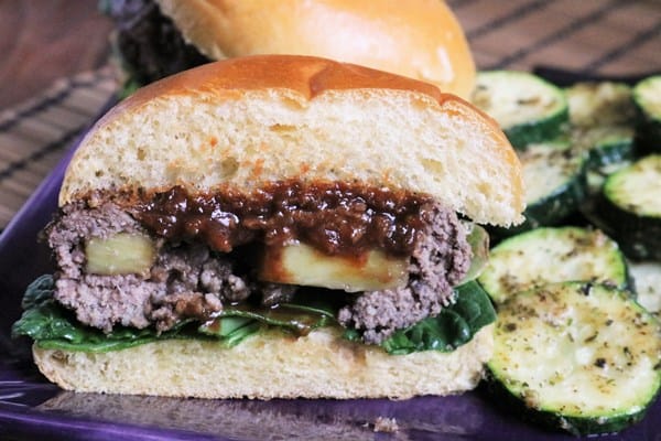 Pineapple Stuffed Burgers