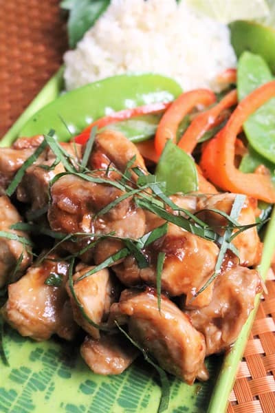 Spicy Basil Chicken #cookinglight #chicken