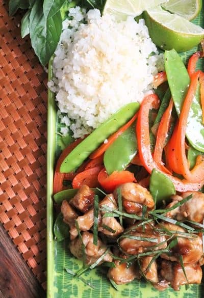 Spicy Basil Chicken #basil #spicy