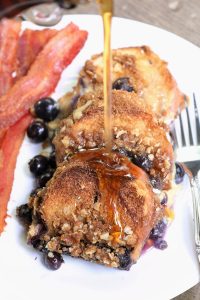 Baked Blueberry French Toast with Streusel Topping