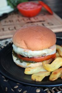 Pesto Chicken Burger.