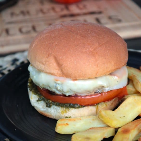 Pesto Chicken Burger.