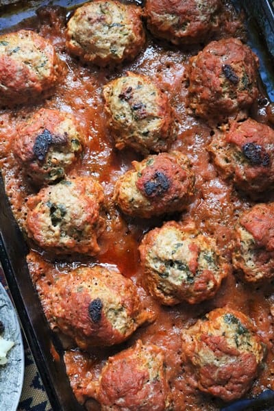 Baked Turkey Meatballs