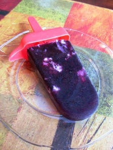 Blueberry Cheesecake Popsicle