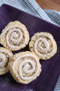 Cinnabon Roll Rice Krispies Treats.