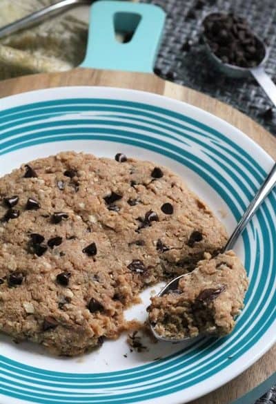 Single Serving Peanut Butter Oatmeal Breakfast Cookie