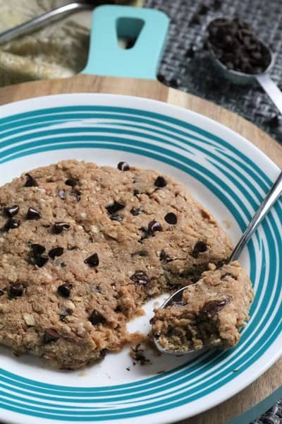 Single Serving Peanut Butter Oatmeal Breakfast Cookie
