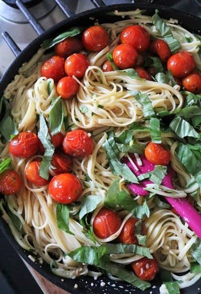 Zucchini Pasta with Creamy Lemon-Basil Sauce