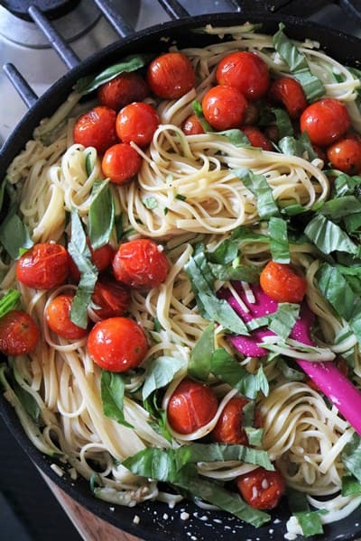 Zucchini Pasta with Creamy Lemon-Basil Sauce