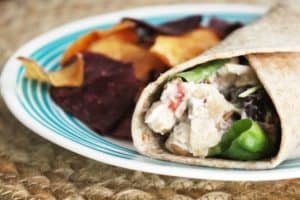 Chicken Salad with Grapes, Apple, and Pecans 1