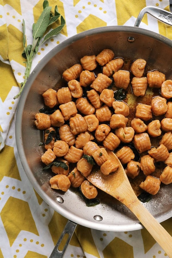 Sweet Potato Gnocchi with Sage Brown Butter Sauce