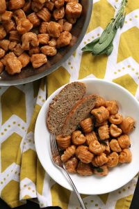 Homemade Sweet Potato Gnocchi with Sage Brown Butter Sauce