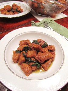 Sweet Potato Gnocchi with Sage Brown Butter Sauce