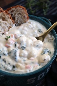 Creamy Chicken Gnocchi Soup.