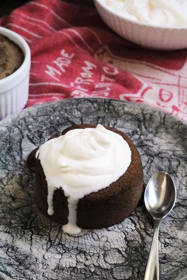 Peanut Butter-Chocolate Molten Lava Cake
