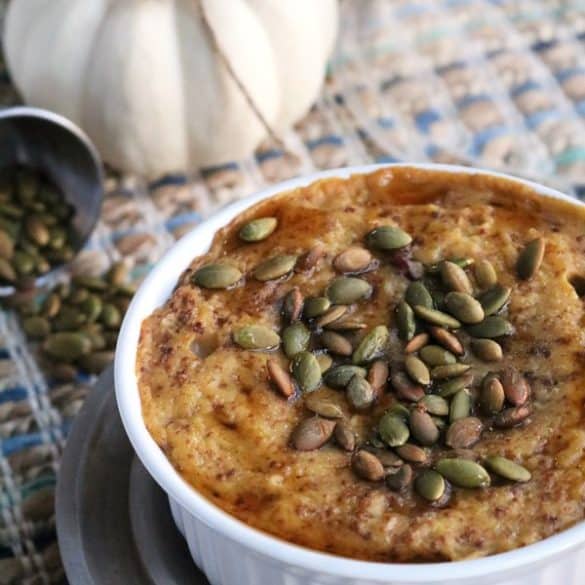 Individual Baked Pumpkin Oatmeal