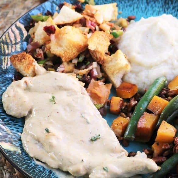 Chicken with Mustard Cream Sauce.