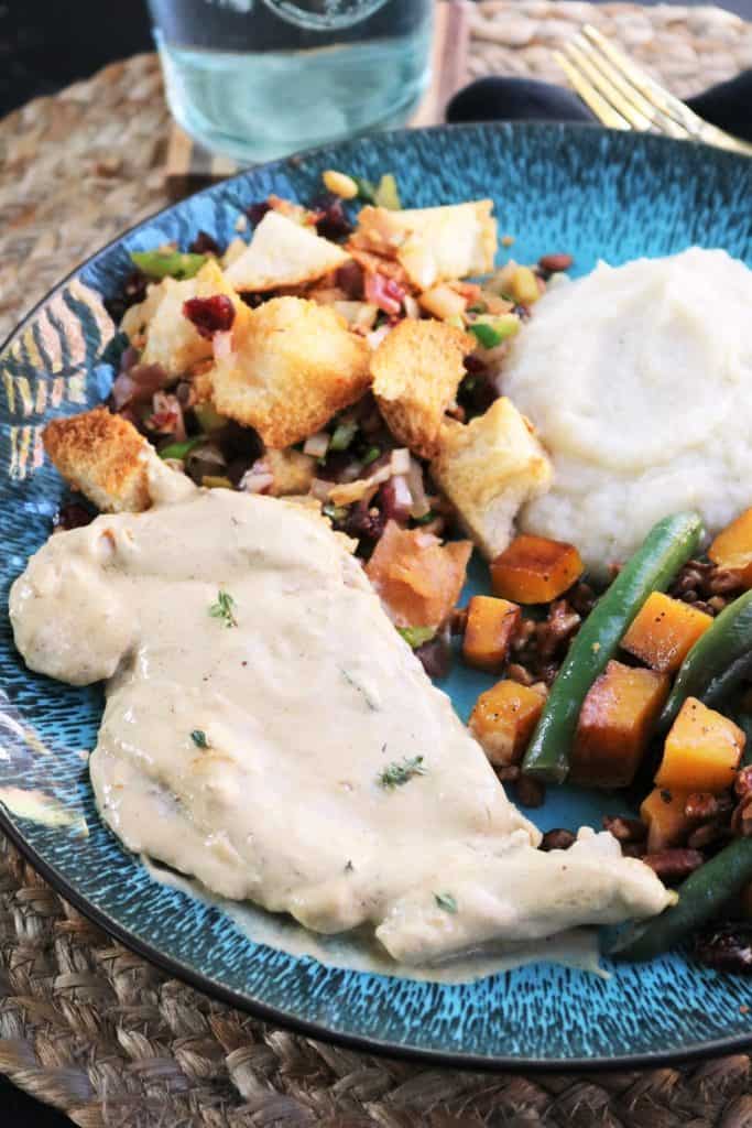 Chicken with Mustard Cream Sauce.