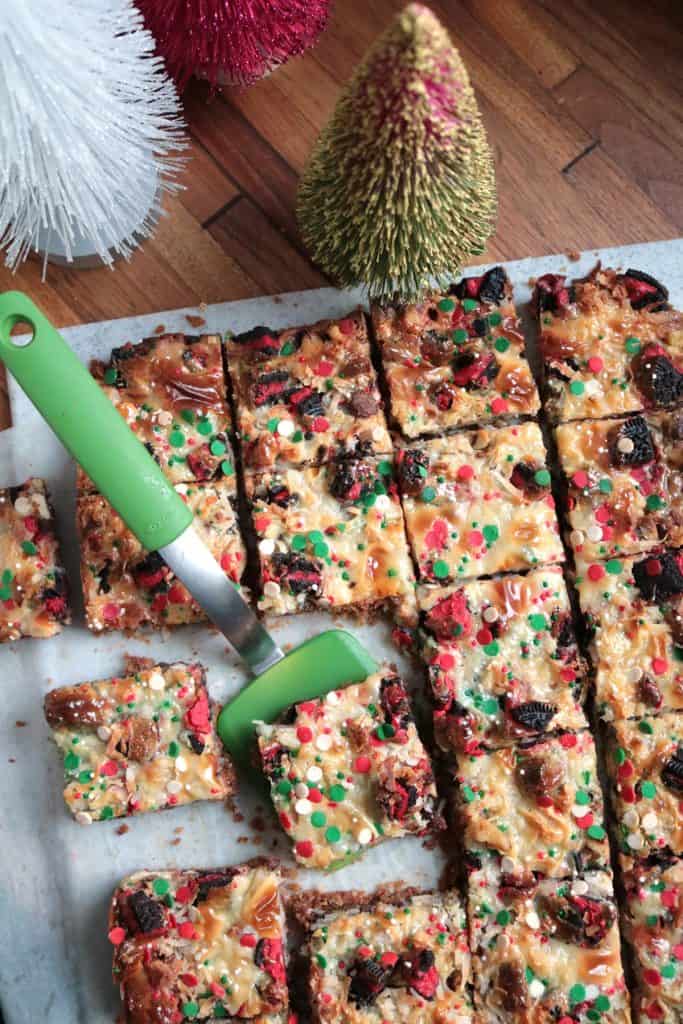 Christmas Seven Layer Bars.