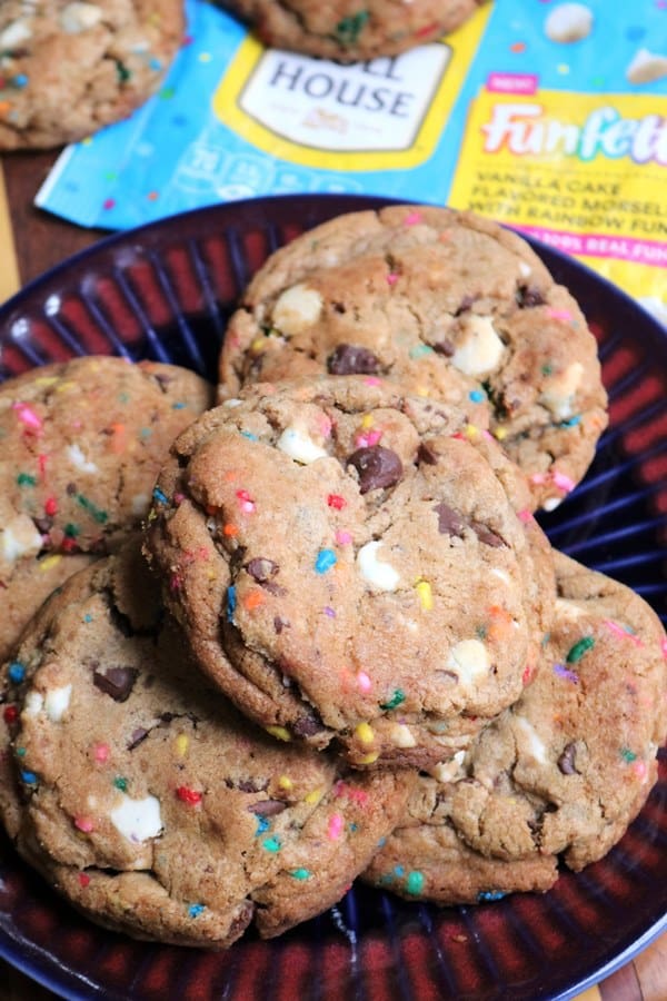 Cake Batter Chocolate Chip Cookies