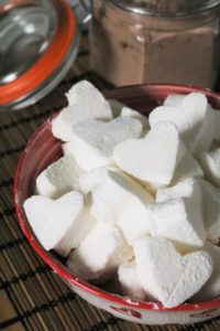 Cream Cheese Frosting Heart Shaped Marshmallows