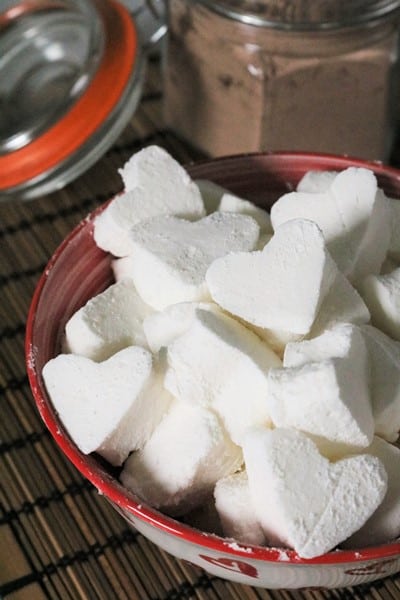 Cream Cheese Frosting Heart Shaped Marshmallows